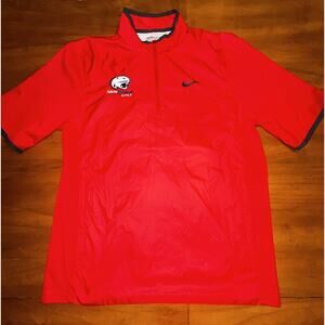 MENS NIKE GOLF SHORT SLEEVE WINDBREAKER W/ POCKETS SOUTH ALABAMA JAGUARS SIZE M